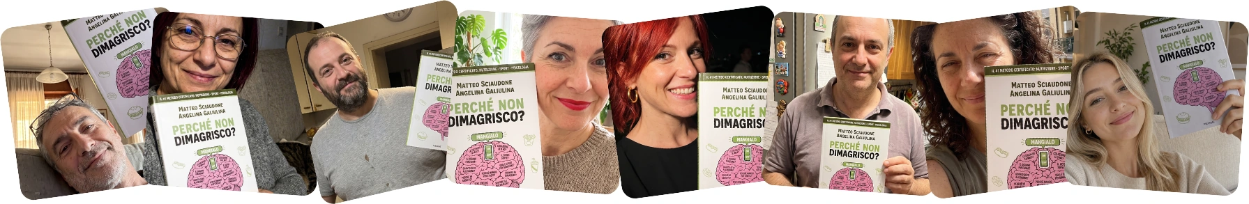 Lettori con il libro «Perché non dimagrisco?» in mano